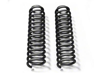 Steinjager 2.50-Inch Front Lift Springs; Bare Metal (07-18 Jeep Wrangler JK)