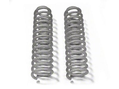 Steinjager 2.50-Inch Front Lift Springs; Gray Hammertone (07-18 Jeep Wrangler JK)