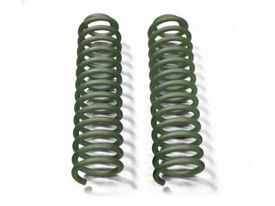 Steinjager 2.50-Inch Front Lift Springs; Locas Green (07-18 Jeep Wrangler JK)