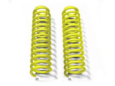 Steinjager 2.50-Inch Front Lift Springs; Neon Yellow (07-18 Jeep Wrangler JK)