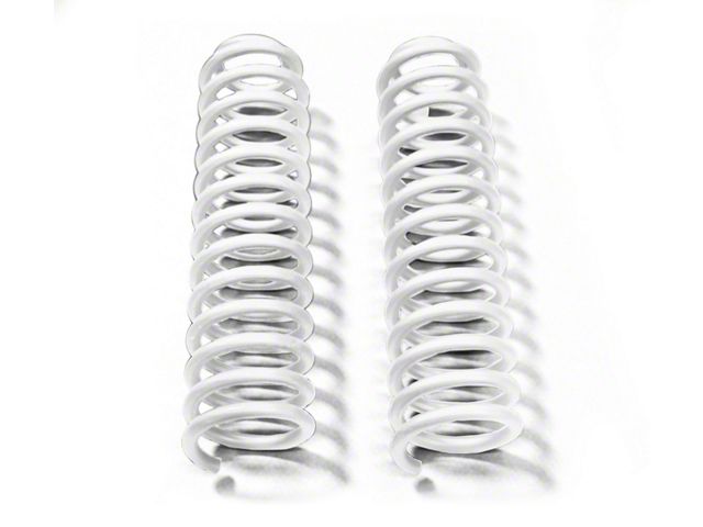 Steinjager 4-Inch Front Lift Springs; Cloud White (07-18 Jeep Wrangler JK)