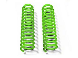 Steinjager 4-Inch Front Lift Springs; Neon Green (07-18 Jeep Wrangler JK)