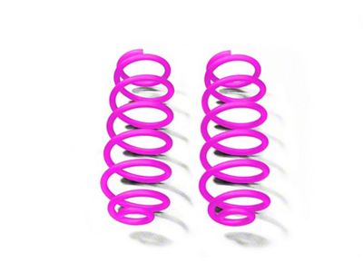 Steinjager 4-Inch Rear Lift Springs; Hot Pink (07-18 Jeep Wrangler JK)