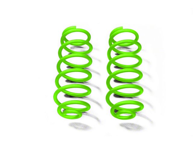 Steinjager 4-Inch Rear Lift Springs; Neon Green (07-18 Jeep Wrangler JK)