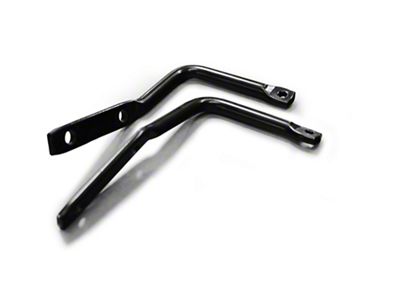 Steinjager A-Pillar Mounted Mirror Legs; Black (07-18 Jeep Wrangler JK)