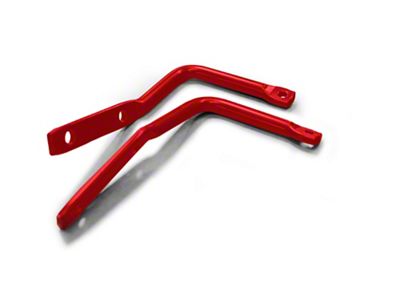 Steinjager A-Pillar Mounted Mirror Legs; Red Baron (07-18 Jeep Wrangler JK)