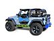 Steinjager Bare Metal Knuckles Rock Sliders; Gecko Green (07-18 Jeep Wrangler JK 2-Door)