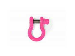 Steinjager 3/4-Inch D-Ring Shackle; Hot Pink