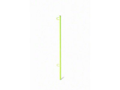 Steinjager 3.80-Foot Flag Pole Kit; Gecko Green (Universal; Some Adaptation May Be Required)