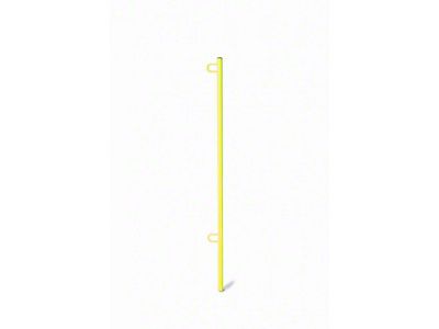 Steinjager 3.80-Foot Flag Pole Kit; Neon Yellow (Universal; Some Adaptation May Be Required)