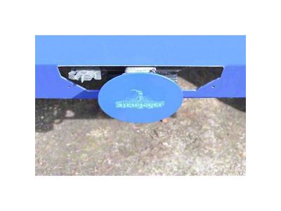 Steinjager Hitch Cover; Playboy Blue (Universal; Some Adaptation May Be Required)