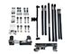 Steinjager Chrome Moly Tube Long Arm Tavel Kit for 2 to 6-Inch Lift; Black (97-02 Jeep Wrangler TJ)