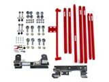 Steinjager DOM Tube Long Arm Travel Kit for 2 to 6-Inch Lift; Red Baron (97-02 Jeep Wrangler TJ)