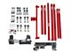 Steinjager DOM Tube Long Arm Travel Kit for 2 to 6-Inch Lift; Red Baron (97-02 Jeep Wrangler TJ)