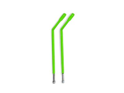 Steinjager Door Hinge Mirror Legs; Neon Green (07-18 Jeep Wrangler JK)