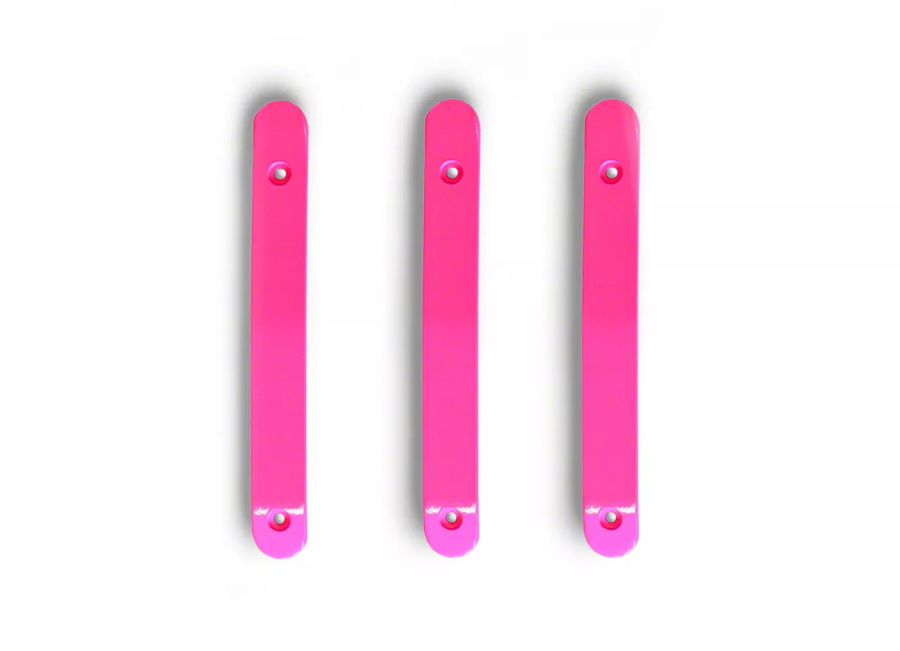 Steinjager Jeep Wrangler Door and Tailgate Handle Accent Kit; Hot Pink ...