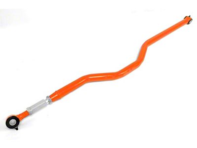 Steinjager Double Adjustable Rear Panhard Bar for 0 to 6-Inch Lift; Fluorescent Orange (07-18 Jeep Wrangler JK)