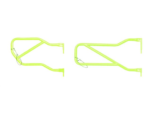 Steinjager Front and Rear Trail Tube Doors; Gecko Green (07-18 Jeep Wrangler JK 4-Door)