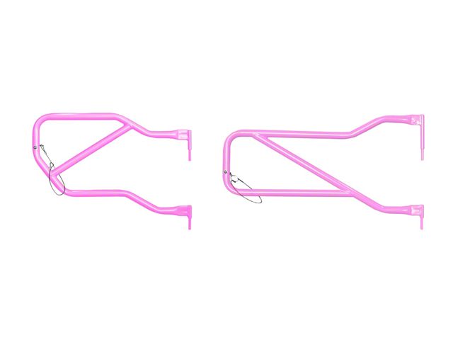 Steinjager Front and Rear Trail Tube Doors; Pinky (07-18 Jeep Wrangler JK 4-Door)