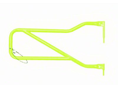 Steinjager Front Trail Tube Doors; Gecko Green (07-18 Jeep Wrangler JK)