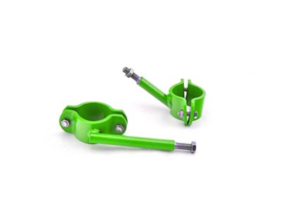 Steinjager High Lift Jack Roll Bar Mount Kit; Neon Green (07-18 Jeep Wrangler JK 2-Door)