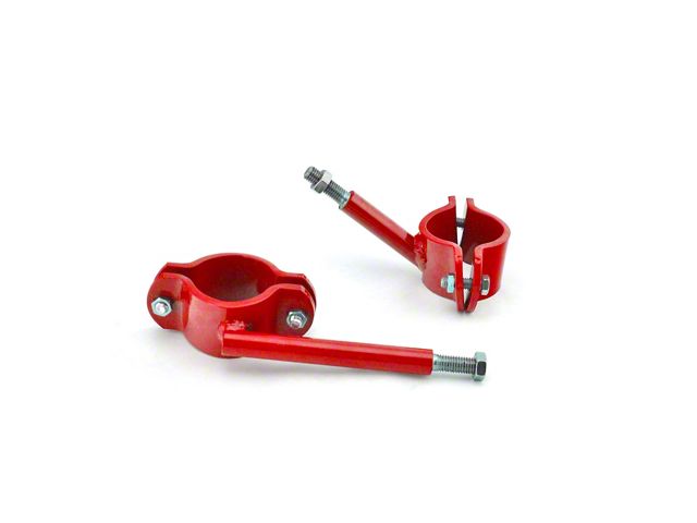 Steinjager High Lift Jack Roll Bar Mount Kit; Red Baron (07-18 Jeep Wrangler JK 2-Door)