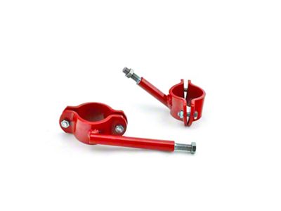 Steinjager High Lift Jack Roll Bar Mount Kit; Red Baron (07-18 Jeep Wrangler JK 4-Door)