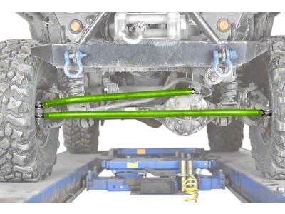 Steinjager Extended Crossover Steering Kit; Neon Green (84-01 Jeep Cherokee XJ)