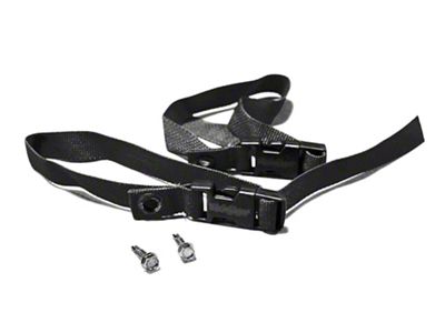 Steinjager Sway Bar Hanger Strap Kit; Black (84-01 Jeep Cherokee XJ)