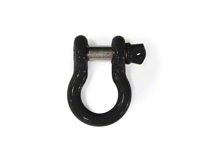 Steinjager 3/4-Inch D-Ring Shackle; Black (20-24 Jeep Gladiator JT)