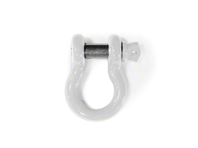 Steinjager 3/4-Inch D-Ring Shackle; Cloud White (20-24 Jeep Gladiator JT)
