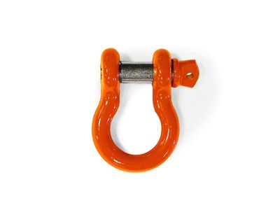 Steinjager 3/4-Inch D-Ring Shackle; Fluorescent Orange (20-24 Jeep Gladiator JT)