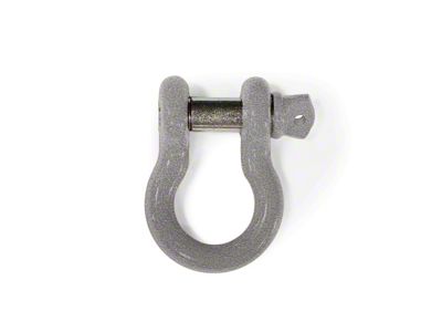 Steinjager 3/4-Inch D-Ring Shackle; Gray Hammertone (20-24 Jeep Gladiator JT)