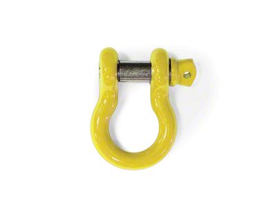 Steinjager 3/4-Inch D-Ring Shackle; Lemon Peel (20-24 Jeep Gladiator JT)