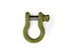 Steinjager 3/4-Inch D-Ring Shackle; Locas Green (20-24 Jeep Gladiator JT)