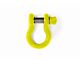 Steinjager 3/4-Inch D-Ring Shackle; Neon Yellow (20-24 Jeep Gladiator JT)