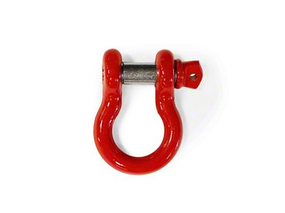 Steinjager 3/4-Inch D-Ring Shackle; Red Baron (20-24 Jeep Gladiator JT)