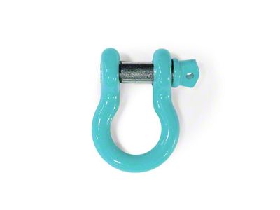 Steinjager 3/4-Inch D-Ring Shackle; Teal (20-24 Jeep Gladiator JT)