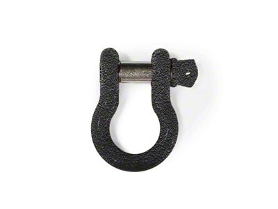 Steinjager 3/4-Inch D-Ring Shackle; Texturized Black (20-24 Jeep Gladiator JT)