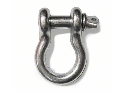 Steinjager 3/4-Inch D-Ring Shackle; Zinc Plated (20-24 Jeep Gladiator JT)