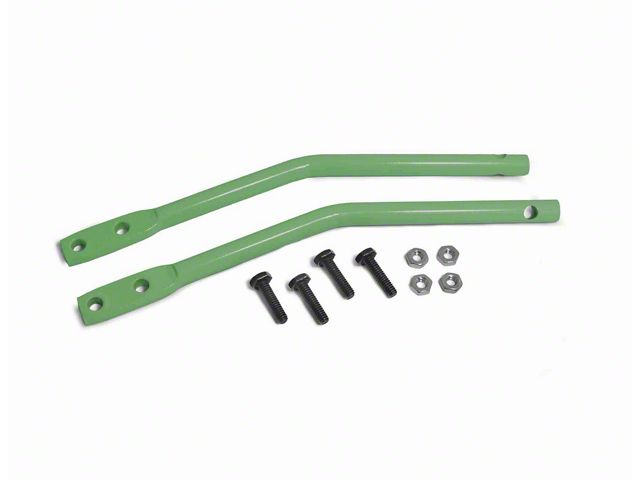 Steinjager Door Mirror Leg Kit for Steinjager Tube Doors; Locas Green (20-24 Jeep Gladiator JT)