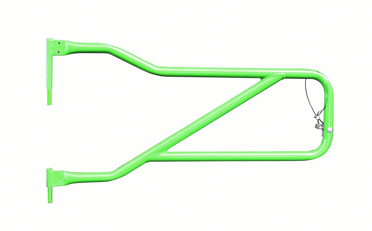 Steinjager Jeep Gladiator Front Trail Tube Doors; Neon Green J0048941 ...