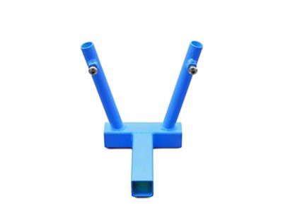 Steinjager Hitch Mounted Dual Flag Holder; Playboy Blue (20-24 Jeep Gladiator JT)