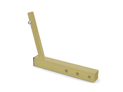 Steinjager Hitch Mounted Single Flag Holder; Military Beige (20-24 Jeep Gladiator JT)