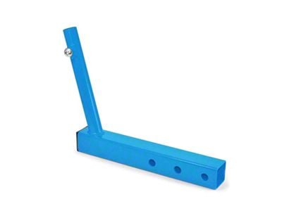 Steinjager Hitch Mounted Single Flag Holder; Playboy Blue (20-24 Jeep Gladiator JT)