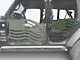 Steinjager Premium American Flag Rear Trail Doors; Locas Green (20-24 Jeep Gladiator JT)
