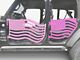 Steinjager Premium American Flag Rear Trail Doors; Pinky (20-24 Jeep Gladiator JT)