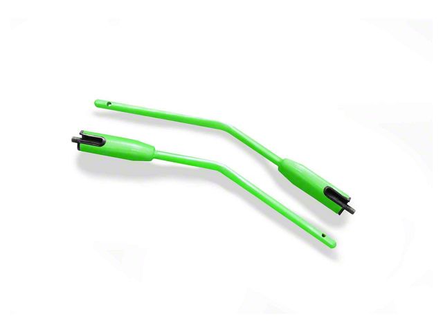 Steinjager Premium Mirror Legs; Neon Green (20-24 Jeep Gladiator JT)