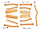 Steinjager 2.50-Inch Suspension Lift Kit; Fluorescent Orange (07-18 Jeep Wrangler JK)