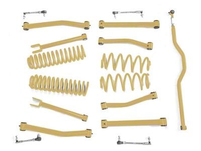 Steinjager 2.50-Inch Suspension Lift Kit; Military Beige (07-18 Jeep Wrangler JK)